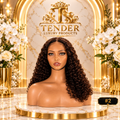 24" inches Burmese Curly Wigs- 12A 300 density